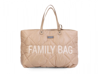 Childhome Cestovní taška Family Bag Puffered Beige