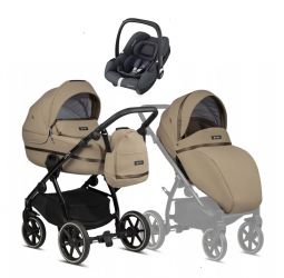 Kočárek Tutis UNO3+ Nougat + autosedačka Maxi-Cosi CabrioFix i-Size