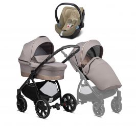 Kočárek Noordi Sole.Go Beige + autosedačka Cybex Aton 5