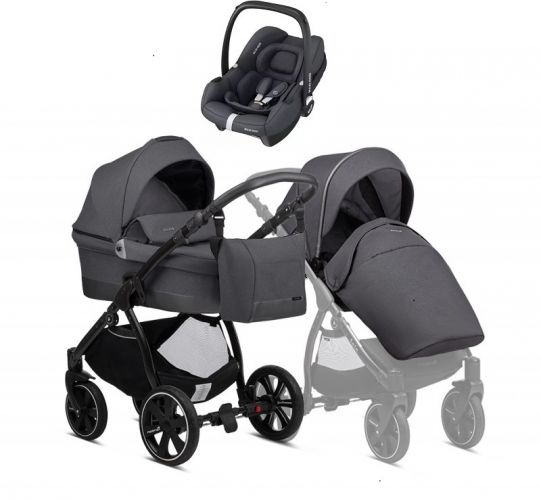 Kočárek Noordi Sole.Go Black + autosedačka Maxi-Cosi CabrioFix i-Size