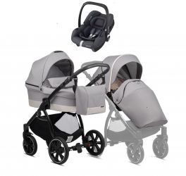 Kočárek Noordi Sole.Go Warm Grey + autosedačka Maxi-Cosi CabrioFix i-Size
