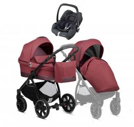 Kočárek Noordi Sole.Go Garnet + autosedačka Maxi-Cosi CabrioFix i-Size