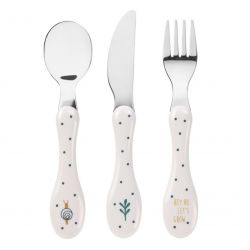 Lässig Dětský příbor Cutlery 3pcs Garden Explorer