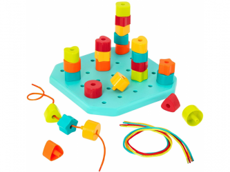 B-Toys Navlékací a stohovací tvary Count & Match