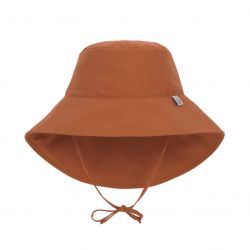 Lassig Sun Protection Long Neck Hat rust 07-18 mo.