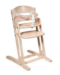 Jídelní židlička BabyDan DanChair White Wash