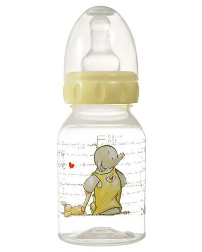 Bebe-Jou Lahvička Humphrey žlutá 125 ml