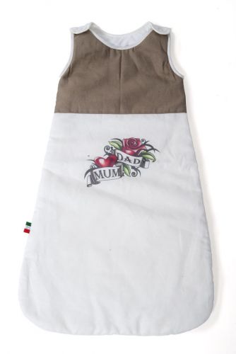 Hug's Factory Hugs Factory Spací pytel small Vanilla dekor Mom and Dad, 85cm