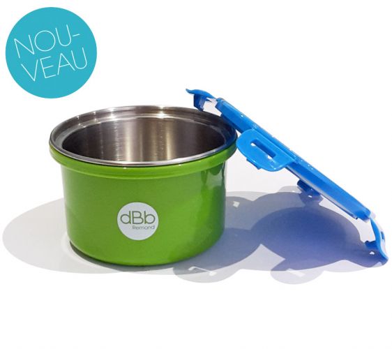dBb Remond Nádoba Baby Lunch 400 ml s víkem Modrá/Zelená