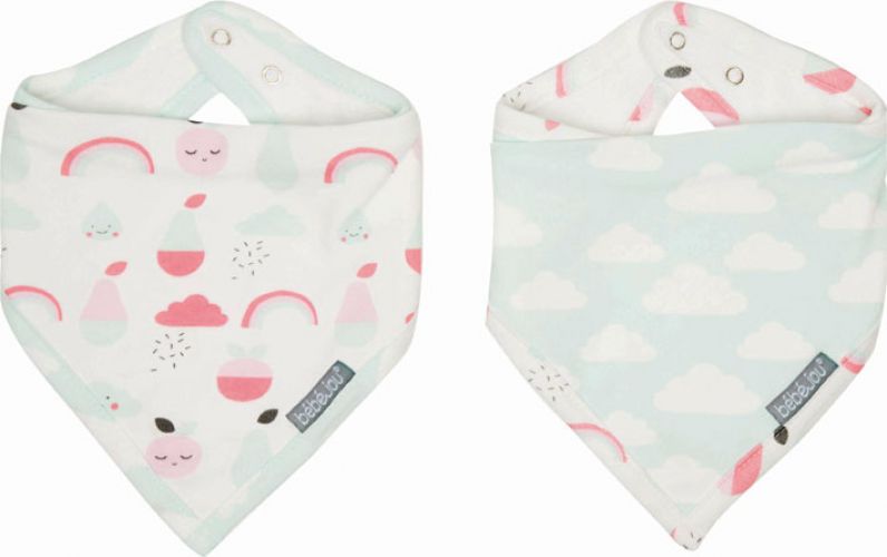 Bebe-Jou Bandana slintáček Blush Baby 2ks