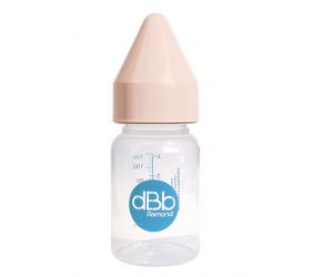 dBb Remond Kojenecká lahvička PP 120ml NN savička kaučuk Pink