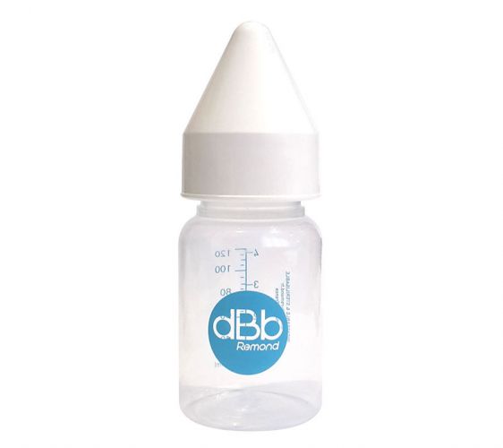 dBb Remond Kojenecká lahvička PP 120ml NN savička kaučuk White