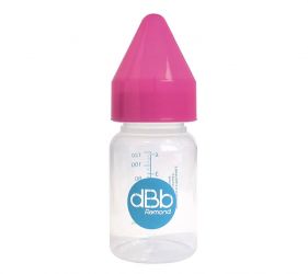 dBb Remond Kojenecká lahvička PP 120ml NN savička silikon Pink