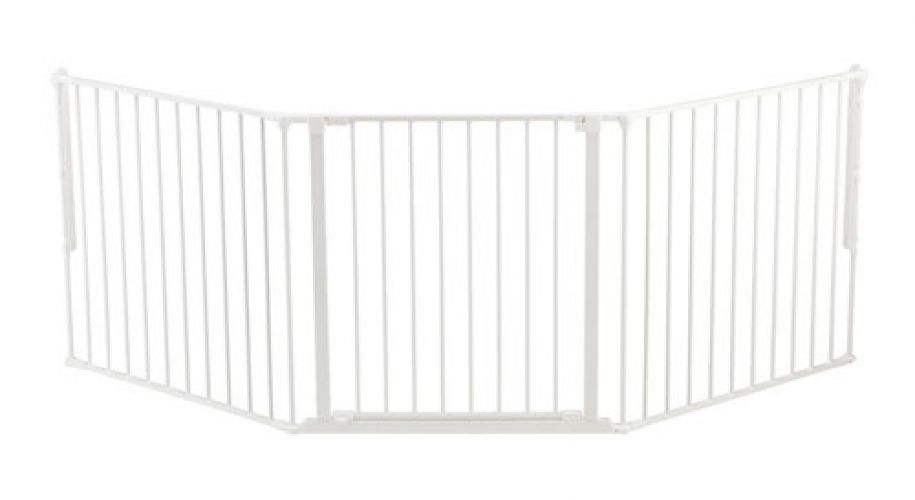 BabyDan Prostorová zábrana Supreme OLAF X bílá 90-225 cm
