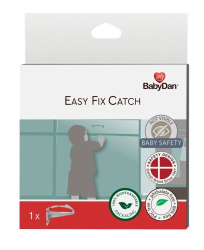 BabyDan Univerzální uzávěr lepící Easy Fix Catch, BIO