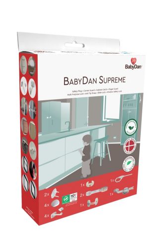 BabyDan Sada bezpečnostních  prvků 16ks Starter safety set, BIO