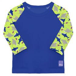 Bambino Mio Dětské tričko do vody s rukávem, UV 50+, Neon, vel. S