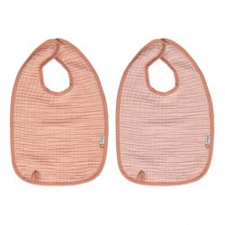 Bebe-Jou Bryndáčky Pure Cotton Pink 2ks