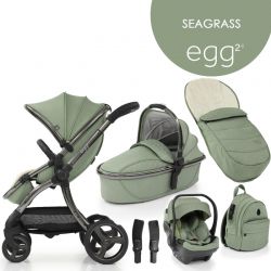 Kočárek BabyStyle Egg2 set 6 v 1 - Seagrass 2022