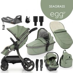 Kočárek BabyStyle Egg2 set 9 v 1 - Seagrass 2022