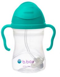 b.box Hrneček s brčkem 240 ml nefritově zelený