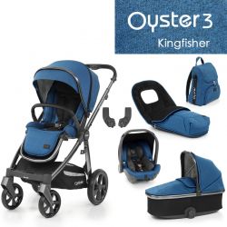 Kočárek Babytyle Oyster3 luxusní set 6 v 1 - Kingfisher 2022