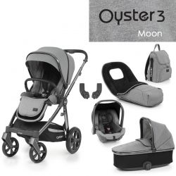 Kočárek Babytyle Oyster3 luxusní set 6 v 1 - Moon 2022