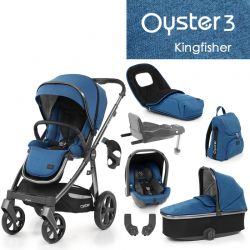 Kočárek Babytyle Oyster3 nejlepší set 8 v 1 - Kingfisher 2022