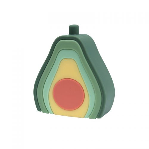 OB Designs Silikonová hračka avokádo