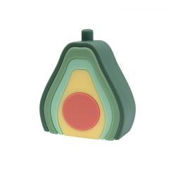 OB Designs Silikonová hračka avokádo