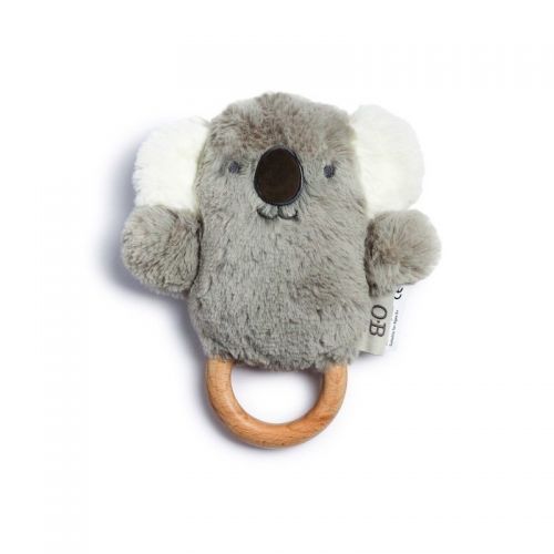 OB Designs Plyšové chrastítko koala, Grey