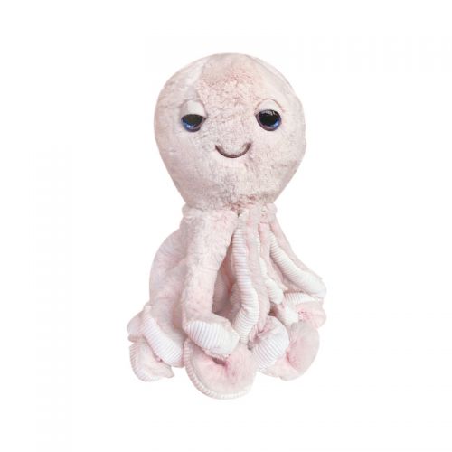 OB Designs Plyšová chobotnice 38 cm, Soft Pink