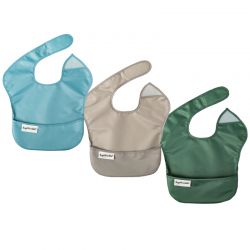 Tiny Twinkle Bryndáček 3 ks - Solid Slate / Gray / Olive