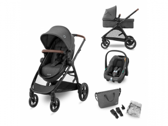 Kočárek Maxi-Cosi Zelia S Trio 3v1 Dark Grey