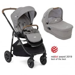 Kočárek Joie set Versatrax™ 2022 gray flannel