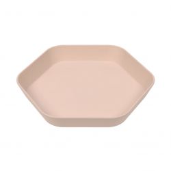 Lässig Talíř Plate Geo powder pink