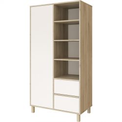Faktum Skříň dvoudílná Wing White