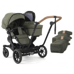 Kočárek Emmaljunga set NXT Twin Classic 2022 outdoor olive