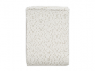 Jollein Deka pletená / fleece 75x100 cm River Knit Cream White