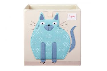 3 SPROUTS Úložný box Cat Blue
