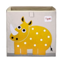 3 SPROUTS Úložný box Rhino Yellow