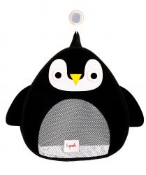 3 SPROUTS Organizér do koupelny Penguin Black