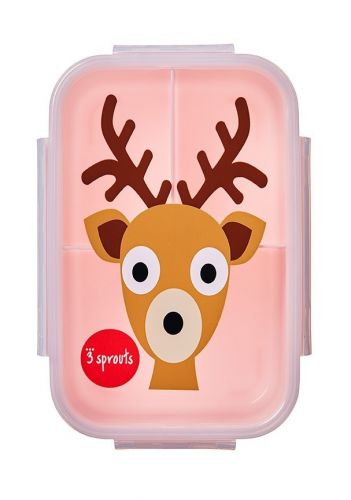 3 SPROUTS Krabička na jídlo Bento Deer Pink