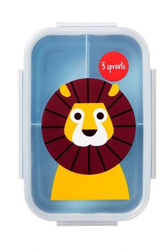 3 SPROUTS Krabička na jídlo Bento Lion Blue