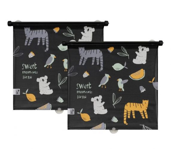 LEOKID Sluneční clony do auta 2 ks Koala Time