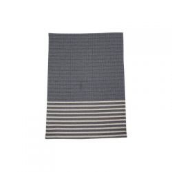 DF MARE KIDS Dětská deka Honeycomb with Stripes Grey 70 x 90 cm