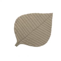 TODDLEKIND Organic Leaf Mat Hrací deka Tan