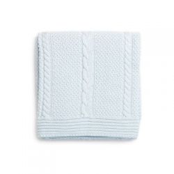 FUNNABABY Capelli Pletená deka Blue
