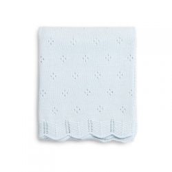 FUNNABABY Fiore Pletená deka Blue