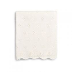FUNNABABY Fiore Pletená deka Cream